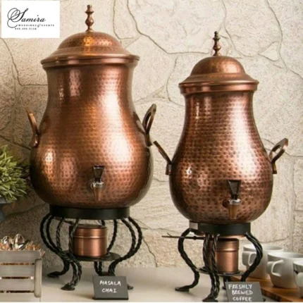 Copper Tea & Coffee Urns – 100 Cup