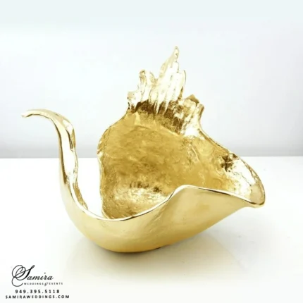 Gold Flame Bowl – Medium